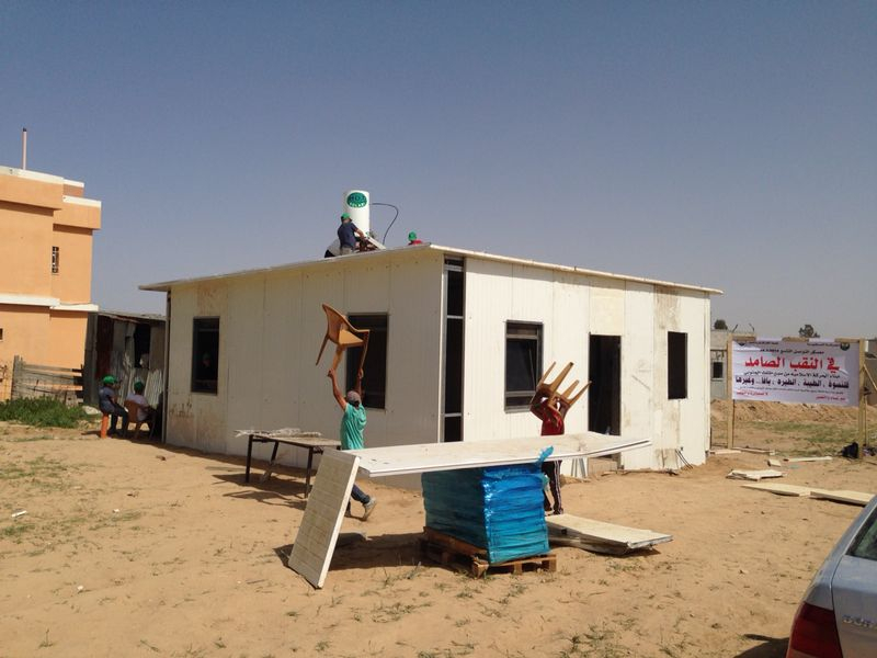 بالفيديو: أبناء الحركة الاسلامية بيافا ينتهون من إعمار بيت أسرة فقيرة ضمن معسكر التواصل